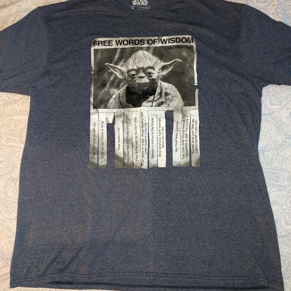 yoda quotes tee shirt